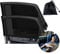 GOLDEROC Baby Car Sun Shade (Pack of 2) - UV Protection & Breathable Spandex, Window Sun Shade for Kids, Fits 98% of All SUV Models, Ideal for Travel & Camping