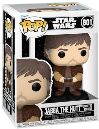 Funko POP! Star Wars: Deleted Scenes - Jabba the Hutt | Offizielles Sci-Fi Merch - Vinyl Sammelfigur als Regal Deko - Geschenkidee zum Geburtstag für Fans und Sammler
