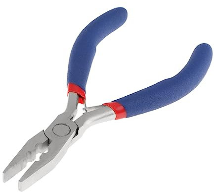 Pinza professionale per extension per capelli con 2 fori per apri cheratina, accessori per extension