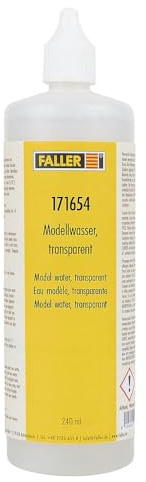 FALLER 171654 - Modellwasser, transparent - Spurweite H0, TT, N, Z