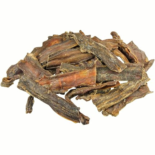 Schecker Rinder Dörrfleisch - Rindfleisch - Rindfleisch-Streifen für den Hund (500g)