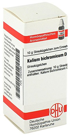DHU Kalium bichromicum D30 Streukügelchen, 10 g Globuli
