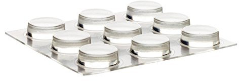 Homexpert selbstklebender Schutzpuffer Ø 20,0 mm, Höhe: 6,2 mm