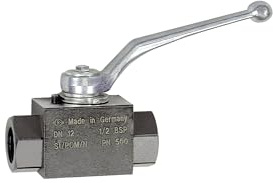 Riegler 103518 Kugelhahn, Hochdruckausführung, G-Innengewinde, Stahl, G 5/8
