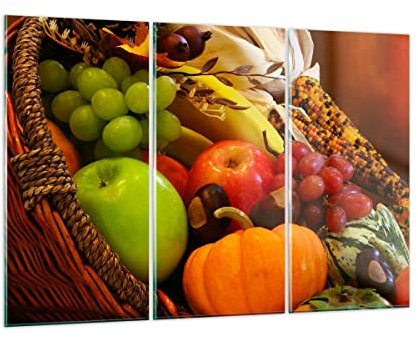 ARTTOR Glasbild 165x110cm Wandbild Glasdruck Küche - 0406