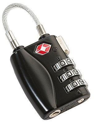 Ferrino 78449dcc Schloss A Kabel, Schwarz, S