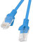 Lanberg Cable de Red RJ45 UTP Cat.6 25cm Azul