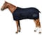 Horses, Pferde Winterdecke Heavy für Pferde, weich und bequem, ideal für Boxen, strapazierfähig, verstärkte Nylonkanten (Blau, 162 cm)