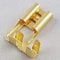 25 x 4,8 Kabelschuhe Flachstecker 90° gewinkelt, Auto Bastler PKW Crimp Krimp vergoldet gold hitzebeständig bis ca. 120 grad