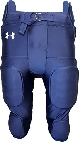 Under Armour Adult Integrated Football Pants (Navy, Medium)