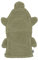 LÄSSIG Kinder Spiel-Waschhandschuh Waschlappen Frottier Stoff Baumwolle/Play Wash Glove GOTS Turtle