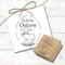 Dekolando Osterei Motivstempel Schöne Ostern mit Schaf Motiv - Holzstempel Osterstempel - Abdruck 38 x 48 mm