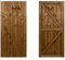 Featheredge Wooden Garden and Side Gates, Fully Framed and Capped (v2)(H-1800, W-900, Brown Finish)
