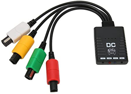 Bewinner Wireless Controller Adapter, DC DreamCast Bluetooth, Supports PS5, One S, Series X S, Pro, Up to 4 Controllers