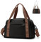 SZLX for Ryanair Airlines Cabin Bag 40x20x25 Underseat Foldable Travel Duffel Bag Holdall Tote Carry on Hand Luggage Overnight for Women and Men 20L(Black Brown)