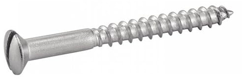 ACTON Vis à bois tête fraisée bombée fendue - Inox A2 3,5x20 mm - Boîte de 200 - Vis, pointes, boulons