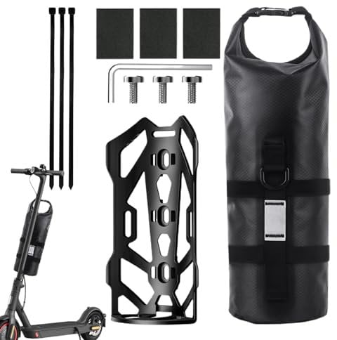 Ceolup Borsa per forcella anteriore per bici, Borsa per forcella per bici - Portabici e borse per bici da 5 litri,Borsa multiuso per forcella da bici con strisce riflettenti per la guida in città