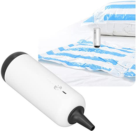 Bomba De Aire Eléctrica Portátil con Carga USB: Inflador Y Bomba De Vacío para Uso En Exteriores En Colchones De Aire, Anillos De Natación Y Botes De Goma