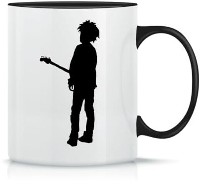 Moonai Robert Cure Smith Tasse à Thé à Café En Céramique Classique Blanc Noir Rose Magie 330ml