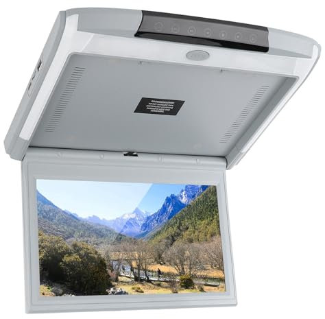 MONITOR DA SOFFITTO PER AUTO SCHERMO TV HD 1080P CON FM PER INTRATTENIMENTO IN VIAGGIO