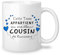 Yufansd Tasse Mug Le Meilleur Cousin de L'univers Cadeaux pour Cousin Homme Idée Originale Cadeaux d'anniversaire Noël Saint-Valentin Mug Merci Cousin Souvenir Céramique 350 ml (Cousin)