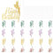 Neikafan 24 Stück Fairy Cupcake and Cake Decoration 1 Stk, Torten Topper Fee Figuren Tortendeko Cupcake Feenwald Topper für Kinder Mädchen Geburtstagsdeko Feen Tortenstecker Topper