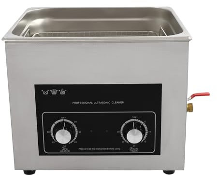 15L Ultrasonic Cleaner with Heater and Timer Commercial Ultrasonic Cleaner Digital Ultrasonic Cleaner 360W Stainless Steel Ultrasonic Cleaning Machine Professional Ultrasonic Parts Cleaner Ultrasound