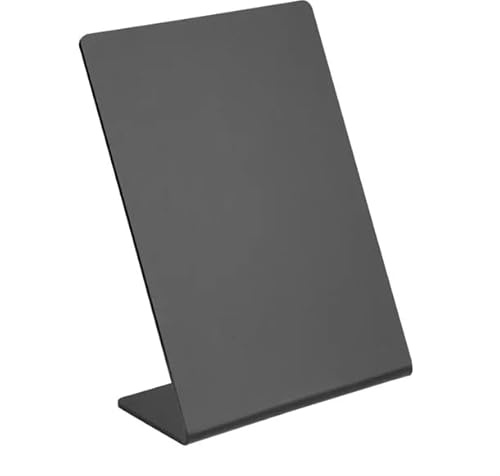 Olympia Acrylic Tableboard - 148x280mm (Box 4) | Enhances tabletop presentation in professional food service environments, offering clear visibility and easy cleaning.