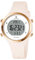 Timever Damen Armbanduhr mit Silikonband,Digitaluhr mit Alarm,Stoppuhr,Datum,Licht,Timer, Zwei Zonen,Schlummer Offwhite
