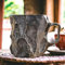 JTBDWOSK D, Mugs de café en Cristal minéral, Tasses en Cristal minéral Naturel, Tasse à café en Cristal minéral, Tasses à café avec poignées pour thé au Lait, Chocolat Chaud