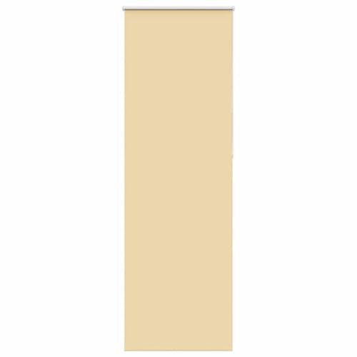 vidaXL Estor Enrollable Opaco Beige 80x210 cm Tela Ancho 75,7 cm