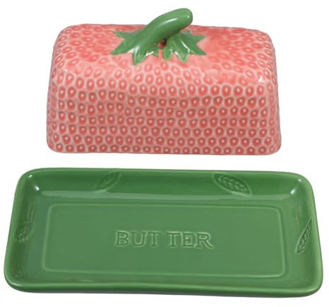 OFFSCH Butter Box Insulated Butter Dish Lid for Countertop Reusable for Home Restaurant