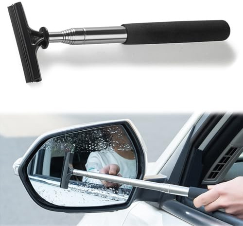 CATOR Professioneller Fensterabzieher Auto, wischer, scheibenabzieher auto, fensterabzieher, Einziehbarer Seitenspiegel Wischer, Duschwischer Badezimmerwischer, Ausdehnungslänge beträgt bis zu 98 cm