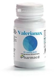 Pharmace' valerianax - valeriana 320mg per il rilassamento e il sonno naturale - 60 capsule molli con 0,8% acidi valerianici - senza glutine e lattosio - prodotto in italia