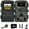YOVOCA Camara Fototrampeo Caza, 2,7K HD Cámara de Caza con Tarjeta 32G, 58MP 120° Cámaras de Caza Vision Nocturna 2,0 LCD IP66 Prueba de Agua para Monitoreo de Vida Silvestre y Vigilancia del Hogar