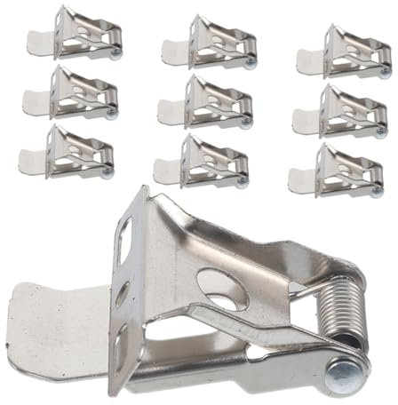 Tofficu 10stücke Leuchtenfederklemmen Für Einbauleuchten Kleine Federklammern Downlight-clip Deckenleuchte Lichtbefestigung Zugklemme Halterung Für Led-panels Federklemme Für Einbau