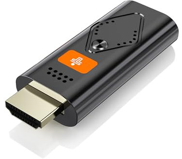 Tecnología 2025 de vanguardia- Adaptador de Pantalla inalámbrico HDMI 1080P @ 60 Hz | 5 GHz AirPlay/Miracast | Plug & Play para TV/proyector (Compatible con Smartphone, Tableta, PC/Mac)