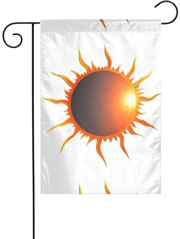 Gartendekoration Gartenflagge 30,5 x 45,7 cm HJFCZH Die heiße Sonne druckt dick und verschleißfest für Garten Blumentöpfe und Rasen