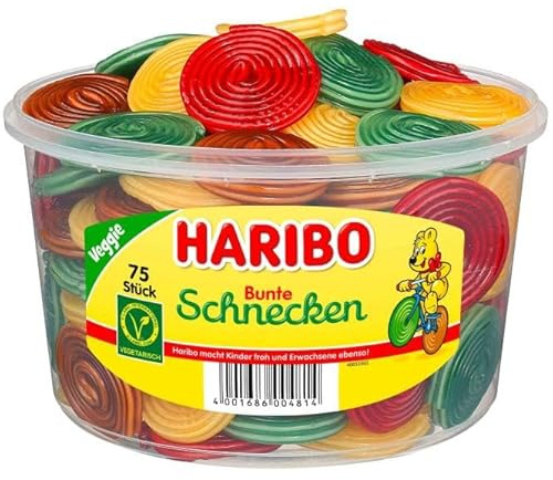 Haribo Bunte Schnecken vegetarisch 75er