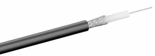 Wentronic 50093-ES Cable coaxial 100 m Coil - Negro