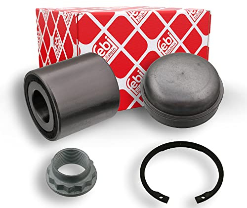 febi bilstein 21847 Radlagersatz mit Achsmutter, Sicherungsring und Staubkappe, 1 Stück