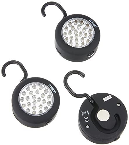 Rolson 90005 3 pc 24 LED Lamp with Hook and Magnet