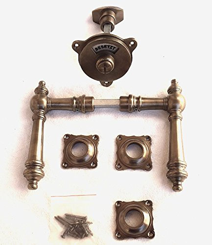 Graf von Gerlitzen Messing Tür Griff WC Set Türgriffe Rosetten Türbeschlag R29A