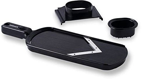Mastrad - F22000 - Mandoline à Main - Lame V Ajustable - Noir