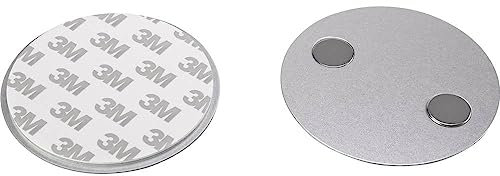 Basetech BT-RMP75 BT-1710063 Magnet-Befestigung Fuer Rauchwarnmelder, 3 Stück