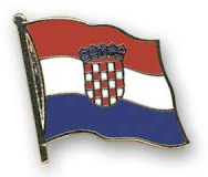 Kroatien Flaggen Pin | Pins von Ländern der ganzen Welt