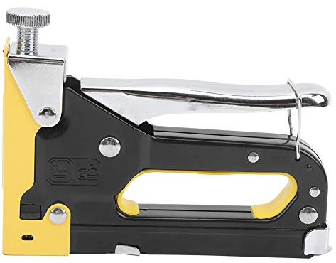 3-in-1-Nagler, Fotorahmen-Hefter, 600 Nägel, Polster-Tacker, feste Werbung, Nagelpistolen, Heimwerkerwerkzeug für U-förmige, türförmige, T-förmige Heftklammer