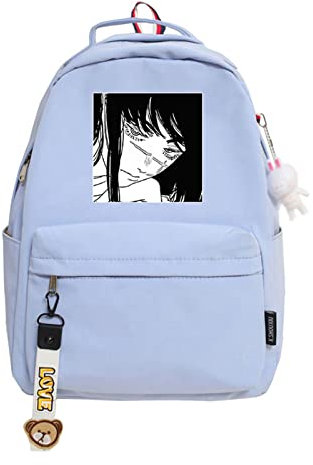 flowereyes Chainsaw Man School Backpack Anime Short Trip Sports Bag Kobeni Higashiyama Backpack Power Bookpack Chainsaw Man Pochita Backpack