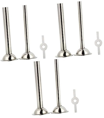 DOITOOL Juego De 3 Piezas Boca De Enema Tubos De Relleno Fabricante De Relleno De Cocina Máquina De Salchichas De Carne Embudos Para Embutir Salchichas Alimento Acero Inoxidable Italia