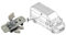 Generico SERRATURA DESTRA PORTA LATERALE SCORREVOLE COMPATIBILE CON Citroen Jumper FIAT Ducato Peugeot 1335777080 1349983080